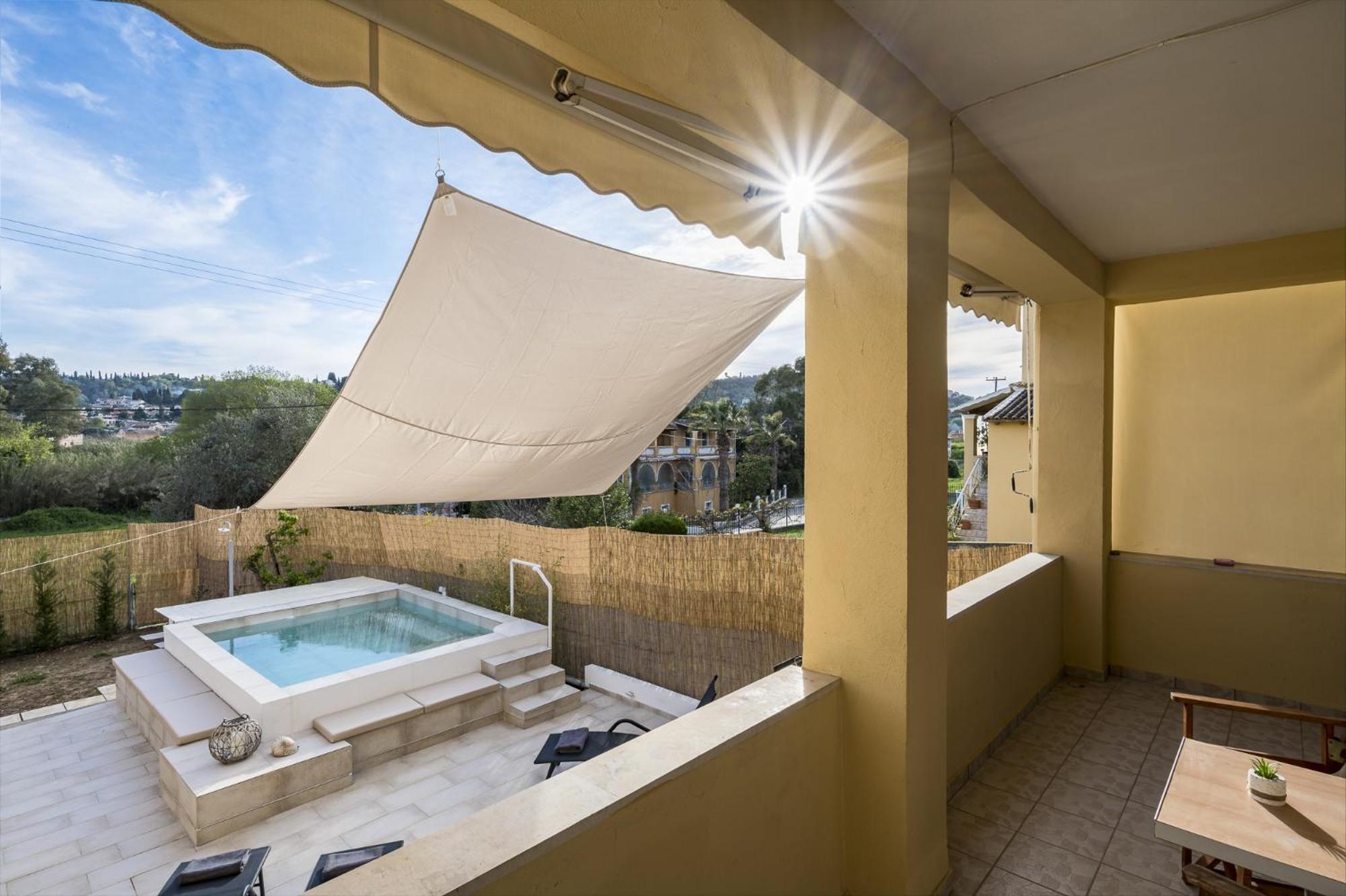 Villa Nina With Private Plunge Pool, 5Km To Corfu Town Ngoại thất bức ảnh