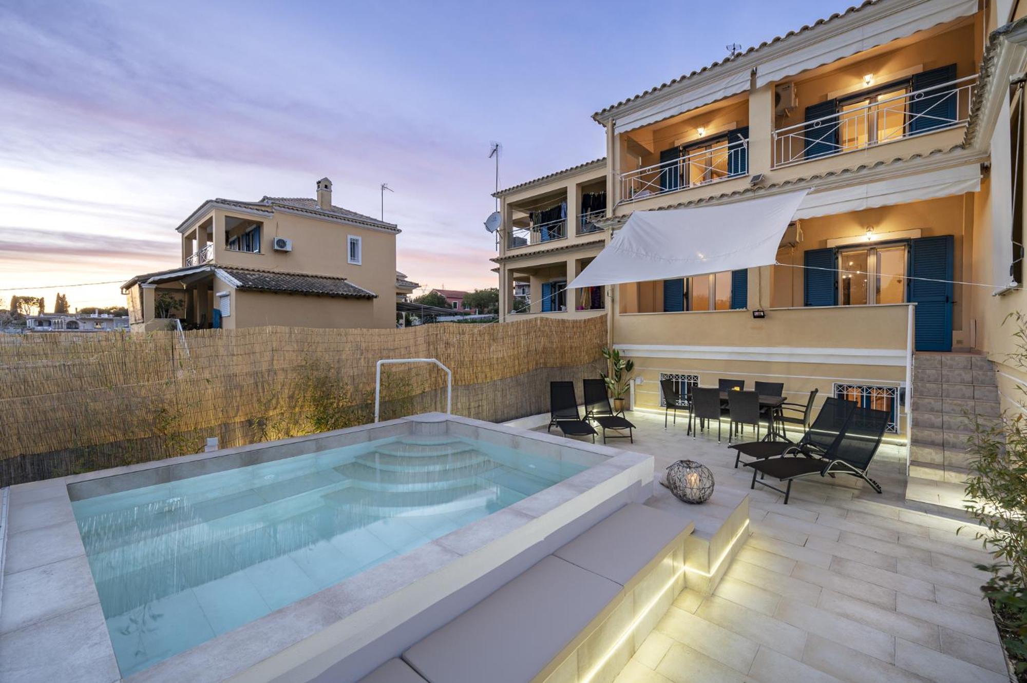 Villa Nina With Private Plunge Pool, 5Km To Corfu Town Ngoại thất bức ảnh