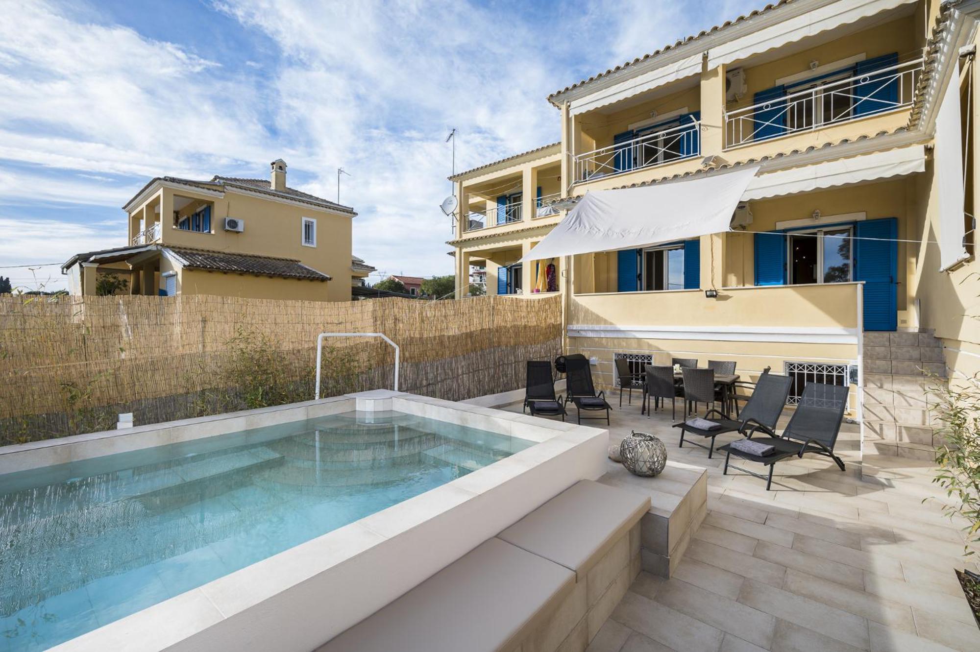 Villa Nina With Private Plunge Pool, 5Km To Corfu Town Ngoại thất bức ảnh