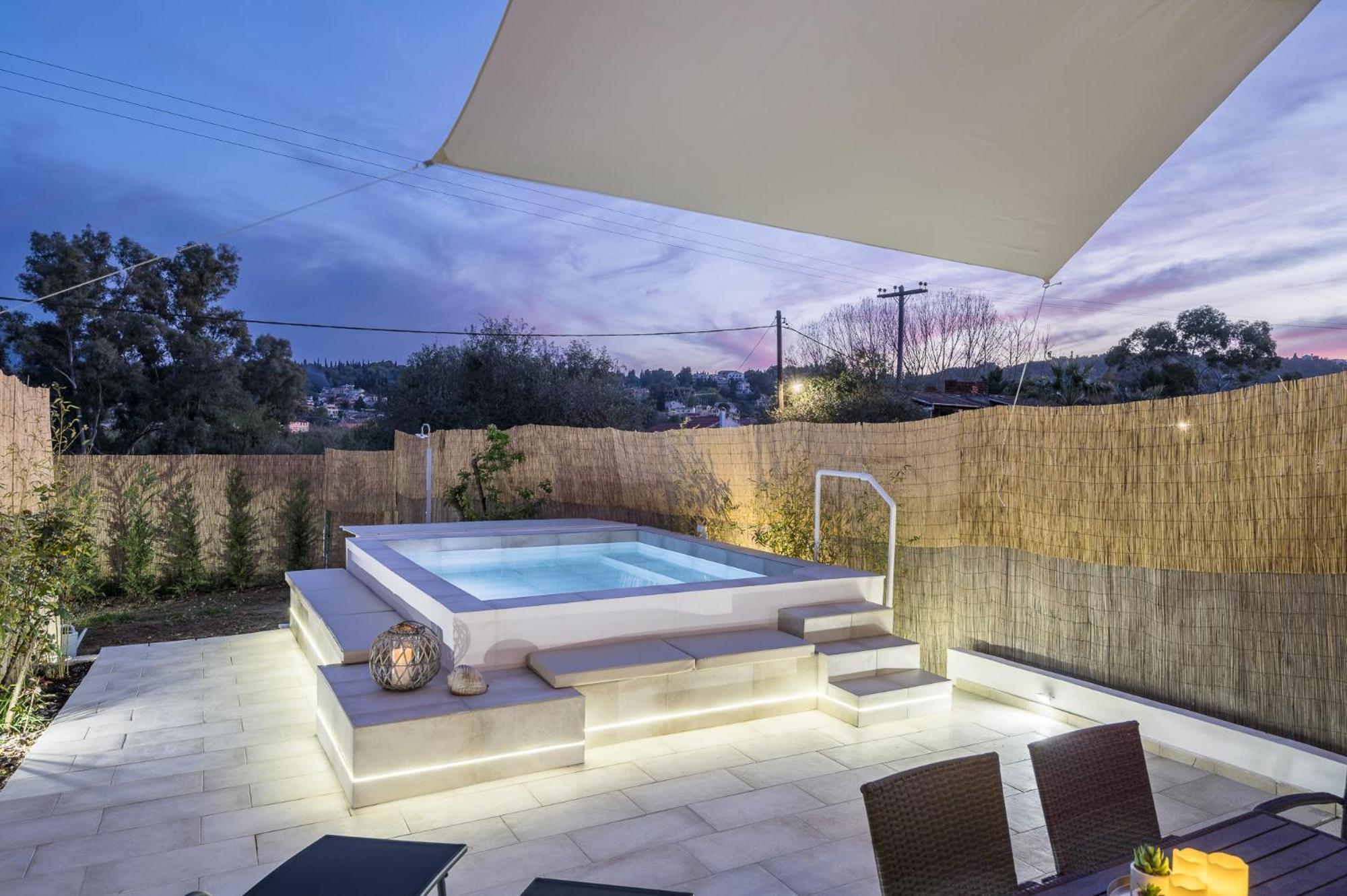 Villa Nina With Private Plunge Pool, 5Km To Corfu Town Ngoại thất bức ảnh